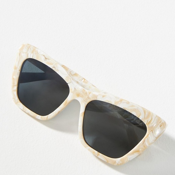 Anthropologie I-SEA Olive Cat-Eye Sunglasses - Picture 4 of 7